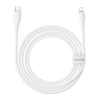 Câble de charge rapide ultra-rapide Baseus Type-C vers IP 20W 1m 1,5m Noir Blanc Bleu Violet Gris Conçu pour les séries IP 6-14