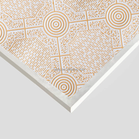 Plaque de plafond en plâtre blanche unie et nettoyable pour la rénovation intérieure des bureaux, complexes hôteliers et autres bâtiments