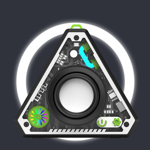 Lonvel 2025 Tiện Ích Điện Tử Sáng Tạo Không Dây Sạc Bt Loa Tam Giác Chế Độ Loa Sản Xuất Tại Trung Quốc Pin Nhựa - Product Image 5