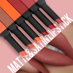 Private Label Matte Waterproof Shine 2 in1 Color change Lipstick Bulk Pen Private Label intera vendita rossetto satinato opaco