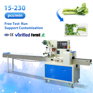 Máquina Automática de Envasado Horizontal Flow Pack para Verduras, Frutas y Vegetales, Máquina Selladora para Pequeñas Empresas, Máquina de Fabricación - Product Image 1