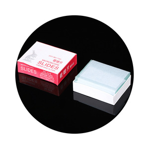 Qianling <b>Microscope</b> Slides 25.4x76mm Ground Edges 50 Pcs Per Box For Lab Use - Product Image 1