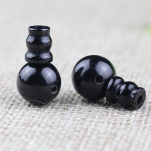 Black Agate Three Way Stupa Beads 10mm Round <b>Ball</b> For Buddhist Prayer Beads And <b>Bracelets</b> Religious Ceremonies Unisex Scattered - Product Image 1