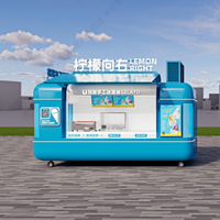 Remorques alimentaires commerciales en aluminium pour snacks et frites, cuisines mobiles, taille et couleur personnalisées, vente chaude