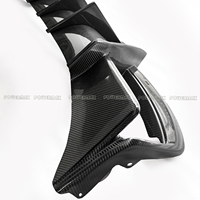 Diffuseur de pare-chocs arrière en fibre de carbone style 5vm pour Corvette C8 Z51 Stingray 2020 et plus