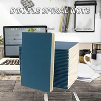 Cahier à spirales ligné A4, couverture personnalisée, logo imprimé, journal pour le bureau et l'école