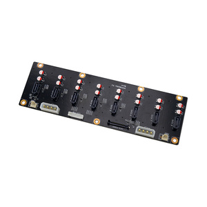 N3 Server Backplane SATA Connector 8 Bay <b>Hard</b> <b>Drive</b> Interface Circuit Board - Product Image 5
