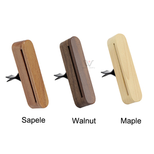 Diffuseurs de parfum pour voiture en bois à clipser sur grille d'aération, créatifs, nouveaux, de luxe, haute qualité, avec logo personnalisé – Vente chaude - Product Image 3