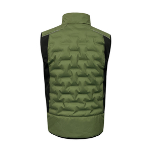 Scaldabagno invernale da uomo all'aperto gilet gonfio nero - Product Image 2