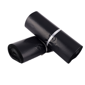 ถุงพลาสติกสีดำ HDPE LDPE รีไซเคิล พิมพ์ลายตามสั่ง พร้อมเทปปิดผนึกแบบลอกได้ สำหรับการจัดส่งและส่งไปรษณีย์ - Product Image 5