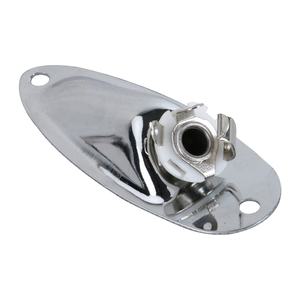 แจ็คเอาต์พุตกีตาร์ไฟฟ้าแบบขายส่ง ชุบโครเมียม รูปทรงเรือ พร้อมแจ็คเอาต์พุตขนาด 6.5 มม. สำหรับกีตาร์ <span class=keywords><strong>Stratocaster</strong></span> - Product Image 3