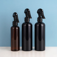 Bouteille de paille avec pompe à gâchette, flacon pulvérisateur noir et blanc de 30ml, 60ml, 100ml, 250ml, 300ml, 500ml