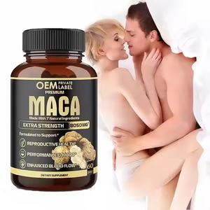 男性用OEMマカ人参カプセル-2カプセル/日目-24ヶ月保存寿命-マカ根付き男性強化サプリメント - Product Image 1