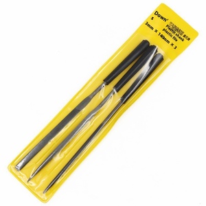 Công nghiệp DIY Carbide tay tập tin thiết lập 3 Round & tam giác kim cương cắt tỉa công cụ 140 phẳng kim loại tập tin đánh bóng độ cứng cao - Product Image 4