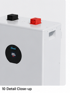 โมดูลแบตเตอรี่ลิเธียม Deye SE F12 C 11.8kWh สำหรับอินเวอร์เตอร์ Deye แบบขนาน 32 ยูนิต - Product Image 3