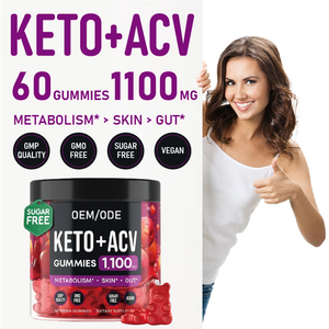 Produtos de Beleza Veganos Gomas de Vinagre de Maçã para Perda de Peso com Vitamina Suporte Antioxidante 1000mg AVC por Porção para Mulheres - Product Image 1