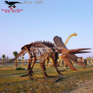 Große Outdoor-Statuen Dinosaurier-Skelett-Skulptur - Product Image 1
