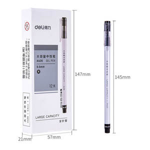 เดลี่ A426 ปากกาเจล 0.5 มม. ปลายเข็ม หมึกสีดำ ออฟฟิศ นักเรียน เครื่องเขียนสำหรับเขียน - Product Image 4