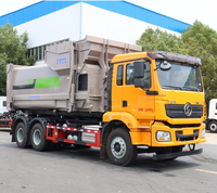 Nouveau camion compacteur de déchets amovible diesel manuel 6x4 25 m³