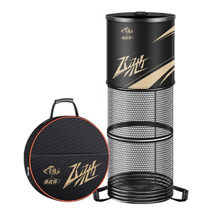 Quick-Drying Fish Basket With Top Handle Multi-Purpose Live Fish Bag For Wild Fishing Portable Tackle Storage Net Bag - Product Image 2