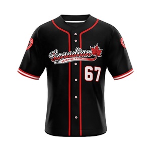 เสื้อเบสบอลผ้าเจอร์ซีย์ปักลายเองได้ - Product Image 3