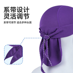 Sports Cap Quick Dry Breathable Pirate Hat For Men Cycling Running Hiking Outdoor Activities Monochrome Design - Product Image 2