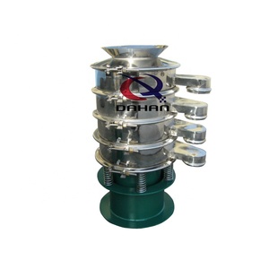 Dahan Industrial <b>Rotary</b> Vibrating Sieve Multi Layer Screening <b>Machine</b> for Food Processing 110V Powder Sand and Small Particles - Product Image 2