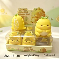 Jouets Squishies Géants en Forme de Dragon, de Citron et de Pastèque – Jouets Anti-Stress Réalistes à Remontée Lente en TPR – Vente en Gros