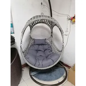 Cadeira balanço do bebê círculo rattan pendurado, dupla sentada sem suporte ao ar livre dubai pátio swings paquistão preço