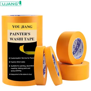 Youjiang Groene Schilder Waterdichte Maler Klebeband Automotive Painting Washi Tape Afplakband Voor Alle Weersomstandigheden