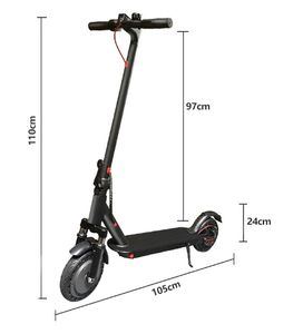 Prix d'<span class=keywords><strong>usine</strong></span> Mini adulte deux roues scooter électrique capacité de charge 120 kg pliable 8.5 pouces scooter électrique adulte - Product Image 2