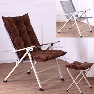 Chaise pliante avec siège épais, fauteuil <span class=keywords><strong>de</strong></span> <span class=keywords><strong>plage</strong></span>, plein air, confortable, épaisseur réduite, pour bureau - Product Image 2