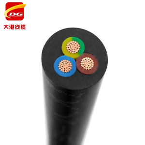 <span class=keywords><strong>Cable</strong></span> Eléctrico Flexible H05vv-f H03vv-f Redondo de 0.75, 1.0, 1.5, 2.5, 4 y 6 mm, 300/500V, Multifilar, 3 Núcleos, Aislamiento de PVC, Tipo Rvv - Product Image 1