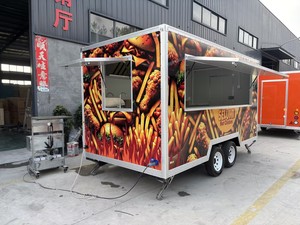Chariot de nourriture pour frites mobile de haute qualité remorque en aluminium personnalisée <span class=keywords><strong>à</strong></span> <span class=keywords><strong>vendre</strong></span> <span class=keywords><strong>camion</strong></span> de pommes de terre de rue de bonne qualité pour <span class=keywords><strong>camion</strong></span> de nourriture - Product Image 2