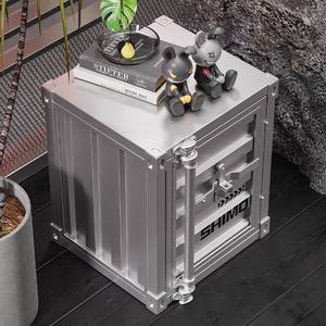 مقصورة صغيرة على الطراز الصناعي ، متينة ، 1 درج ، 2 غرفة نوم أثاث منزلي - Product Image 3