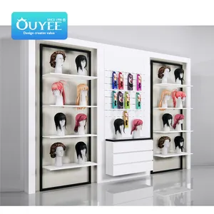 boutique hair products display cabinet beauty supplies store furniture wig shop display fixtures counter