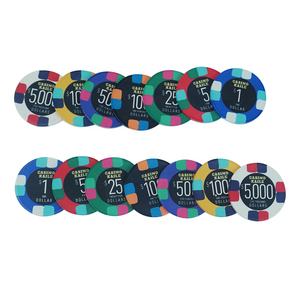 Jetons de poker professionnels surdimensionnés en céramique 19g 55mm ou autres grandes tailles, logo personnalisé, ensemble pour <span class=keywords><strong>casino</strong></span>, club de poker, <span class=keywords><strong>jeu</strong></span> - Product Image 3
