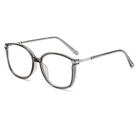 MK250313 Nouveau PC Sparkling Square Lunettes de lecture Anti Blue Light Lunettes Cadres pour tous les visages Photochromique Lunett Photogray