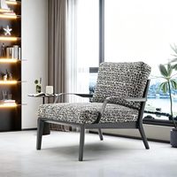 Fauteuil d'appoint moderne en velours fait main, chaise de loisirs en éponge douce avec dossier solide et pieds en acier inoxydable pour salon et chambre à coucher