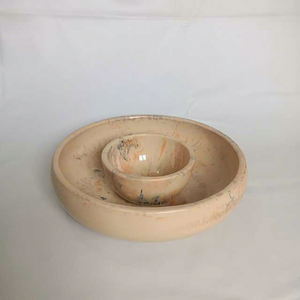 ชามสลัดผลไม้เรซิ่นขัดเงาเป็นมิตรกับสิ่งแวดล้อม ดีไซน์สวยงาม ทำด้วยมือ ทนทาน ใช้สำหรับเสิร์ฟอาหาร เหมาะสำหรับครัว โต๊ะอาหาร และงานเลี้ยง - Product Image 1