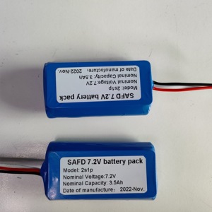 แบตเตอรี่สำรองน้ำหนักเบา 2s2p ความจุ 8.8ah 6000mah 5200mah 6600mah 7.4V 7.2V Li-ion 18650 ชนิดลิเธียม - Product Image 4