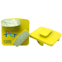 Disque abrasif diamanté pour polissage, outil de meulage de sols en béton, bloc carré 10 mm, dureté moyenne, OEM/ODM/OBM disponible
