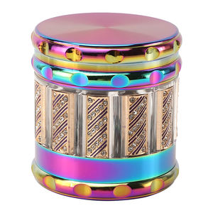 Broyeur d'herbes à grains sans fil personnalisé Machine à tabac en métal Outils pour fumer Briquets et accessoires - Product Image 1