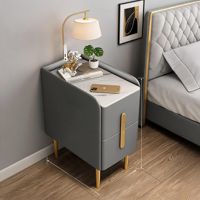Vente directe d'usine, petite table de chevet, 2 tiroirs, table de chevet moderne minimaliste de luxe, adaptée aux chambres et aux hôtels