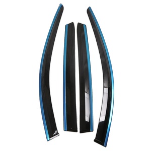 แผ่นบังแดดกันฝน WZXD รุ่นใหม่ อุปกรณ์ตกแต่งภายนอกรถยนต์ คุณภาพสูง ผลิตจากพลาสติก PC สีดำ สำหรับรถยนต์ BYD Song Plus ปี 2020 - Product Image 6