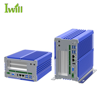 Nouvelle conception PC industriel embarqué sans ventilateur Intel 12e génération Core i5-1235U i7-1255U, 2 ports LAN, 6 ports COM, GPIO, large plage de tension pour l'automatisation