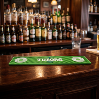 Tapis de bar antidérapant en PVC pour mélange de cocktails, tapis anti-goutte et anti-déversement, essentiel pour les barmans professionnels