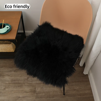 Coussin de luxe en laine naturelle véritable pour chaises de maison modernes