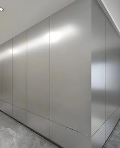 Panneaux muraux en mousse de série métallique stratifiée PVC brillante Pluswin 5-8 mm, modernes, imperméables, ignifuges, pour usage domestique et décorations - Product Image 4