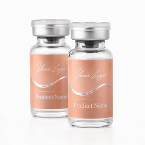 Factory Custom Size Holographic Accent Glass Vial Stickers, Personalized Printed Self-adhesive <b>Labels</b> For Glass Bottle Packaging - Product Image 2